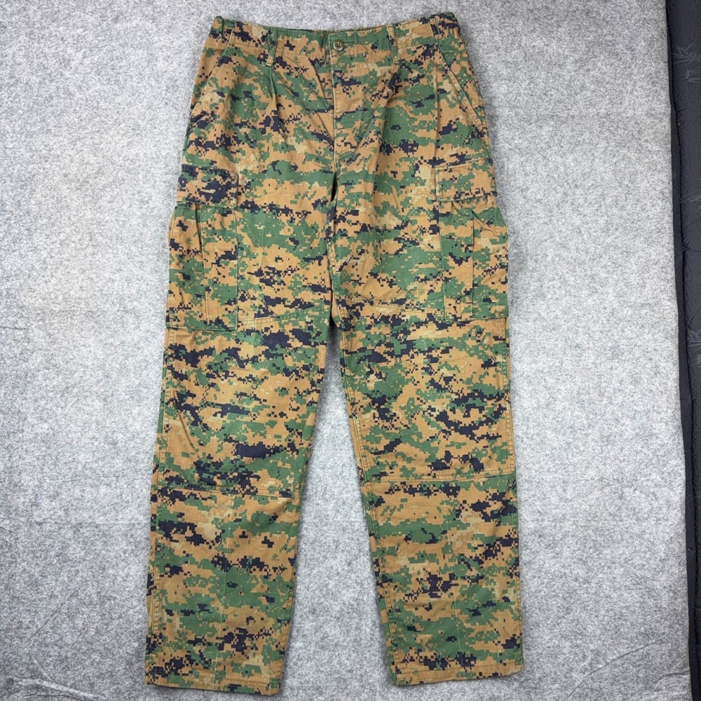 VTG American Apparel Trousers Mens Medium Reg MARPAT Camouflage USMC Cargo Pants